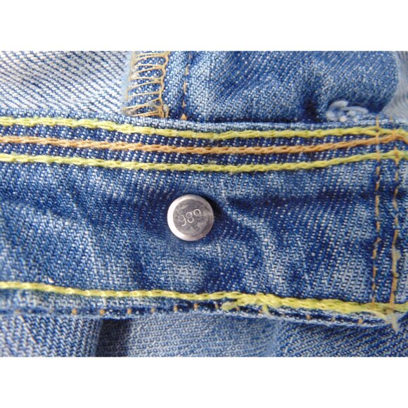 Levis Buckle Back Low Rise Boot Cut Retro Jeans Size 11 Flap Sun Set Button 731L - Picture 12 of 14